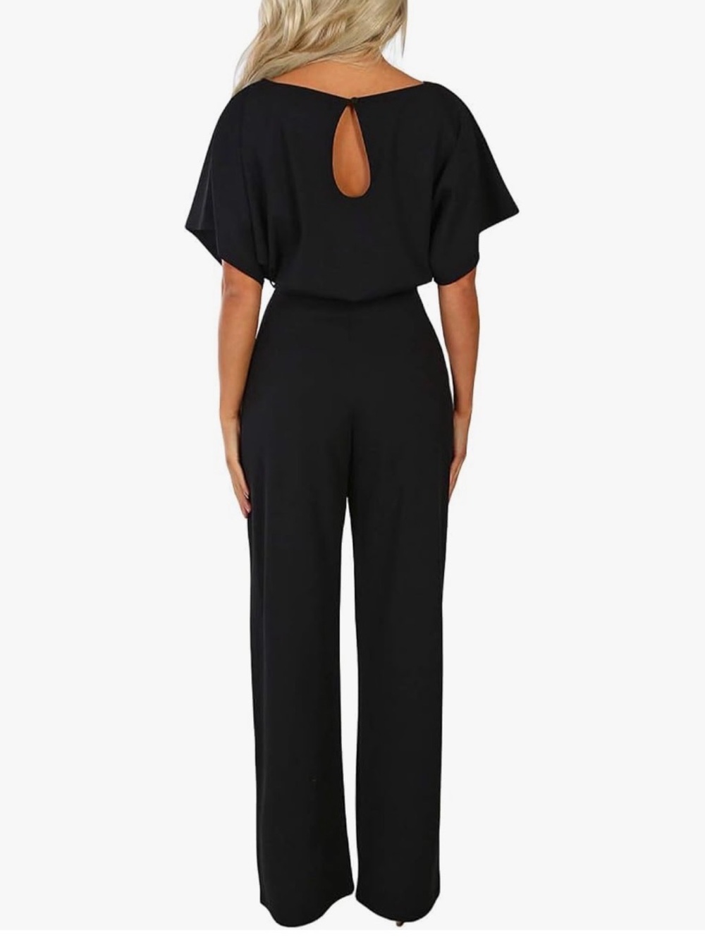 Happy Sailed Wide-Leg Jumpsuit with Tie Waist - Picture 8 of 8
